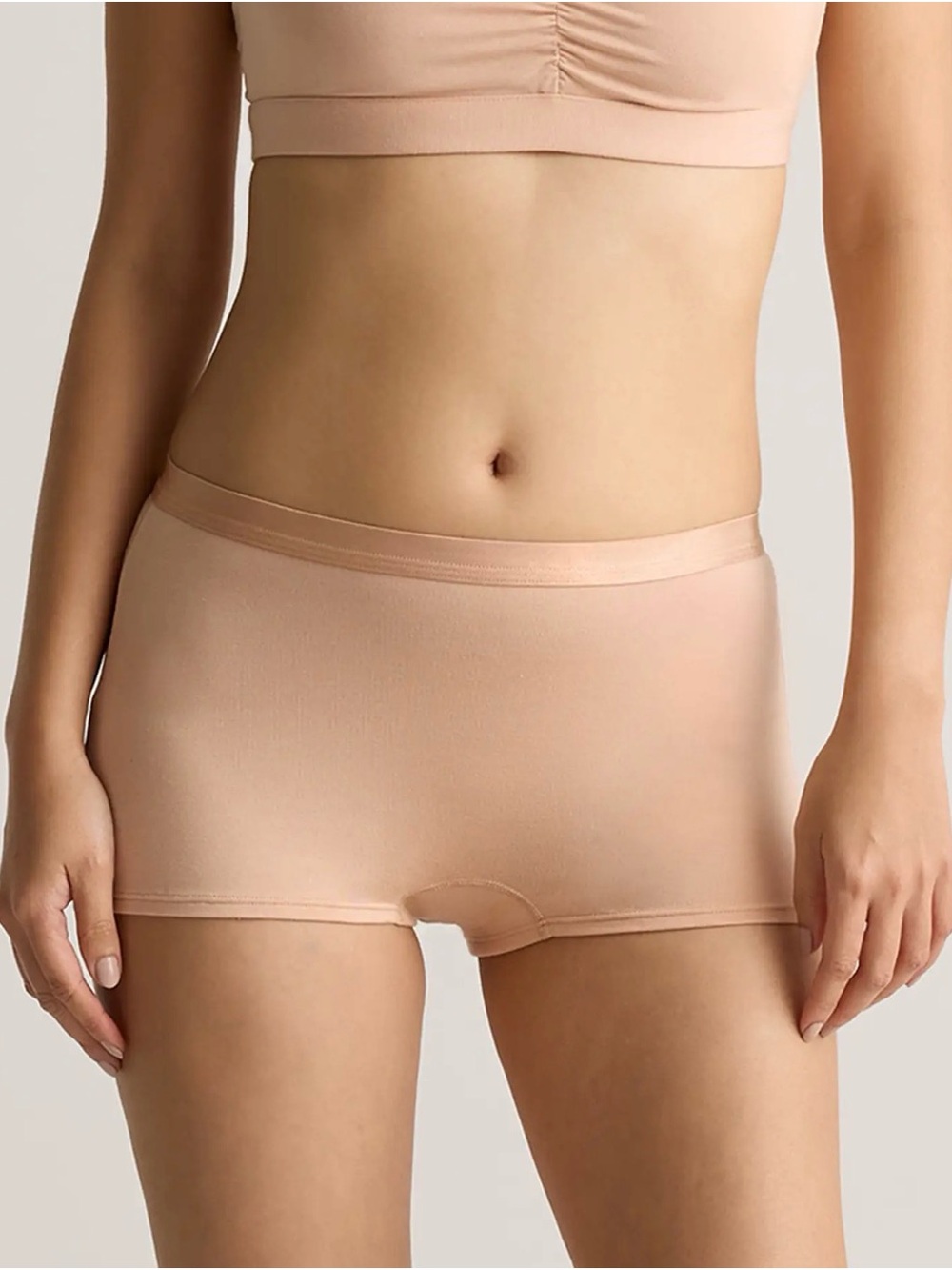 NWOT Quince Micromodal Boyshort (6-pack) Size XS in Warm Sand